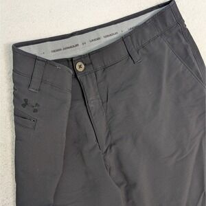 Under Armour Stretch Pants Mens 38x30 Match Play Golf Pants Black Lightweight